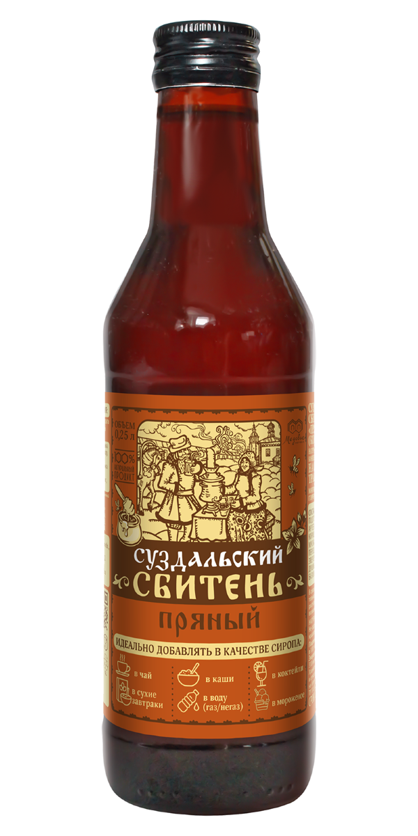 №3 Сбитень Суздальский "Пряный"(блок 8шт по 250мл) в Кимрах