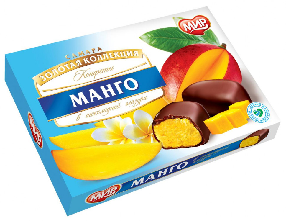  КФ МИР Манго-Кокос в шоколадной глазури 160г  в Кимрах